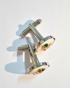 Gemelli Uomo in Porcellana di Capodimonte - Asso di Bastoni