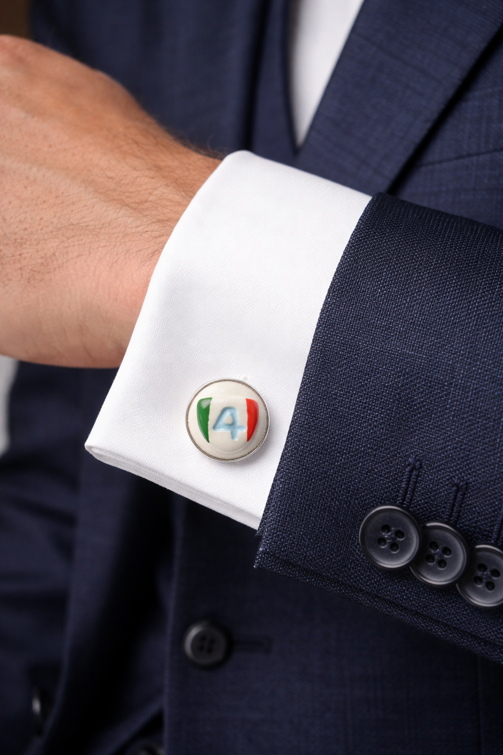 Gemelli Uomo in Porcellana di Capodimonte – Celebrazione 4° Scudetto Napoli