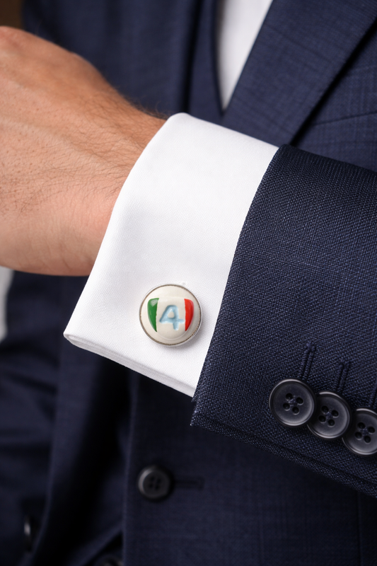 Gemelli Uomo in Porcellana di Capodimonte – Celebrazione 4° Scudetto Napoli