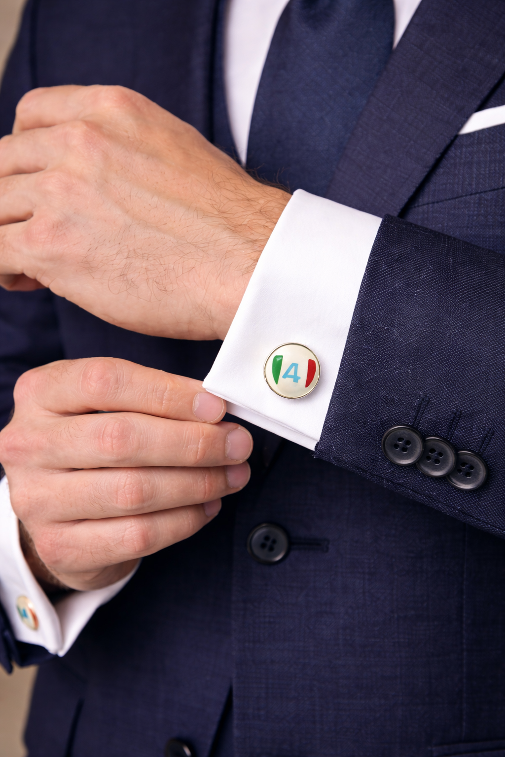 Gemelli Uomo in Porcellana di Capodimonte – Celebrazione 4° Scudetto Napoli